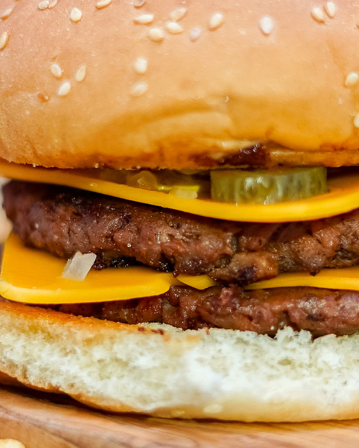 Vegan Double Cheeseburger