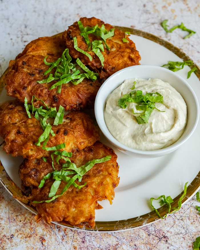 Vegan Latkes (Potato Pancakes)