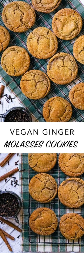Vegan Ginger Molasses Cookies Recipe