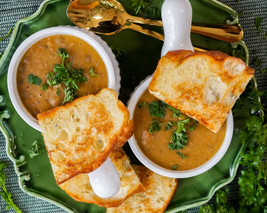 Vegan Italian Wedding Soup  Crock-Pot Recipe - The Edgy Veg