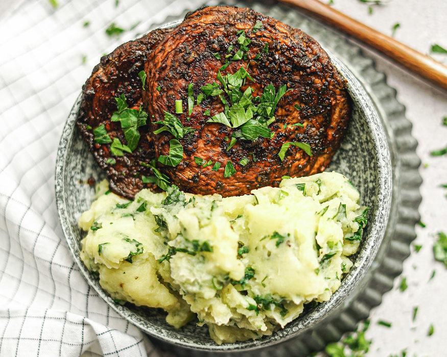 Vegan Mushroom Steak