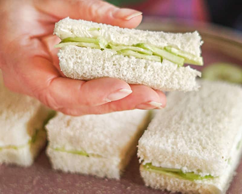 Vegan Cucumber Tea Sandwiches