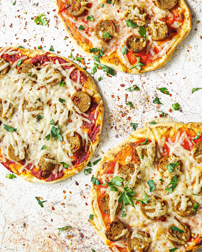 Vegan Naan Pizza Recipe