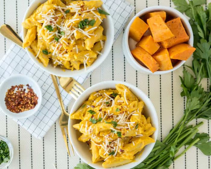 Vegan Butternut Squash Mac and Cheese