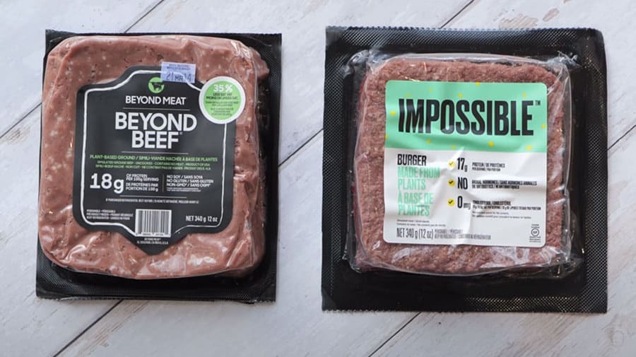 Beyond Meat & Impossible Foods Comparison - The Edgy Veg