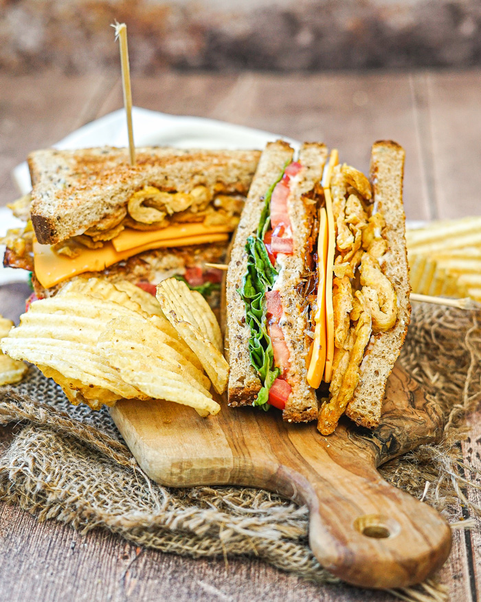 Club Sandwich (Vegan Recipe)