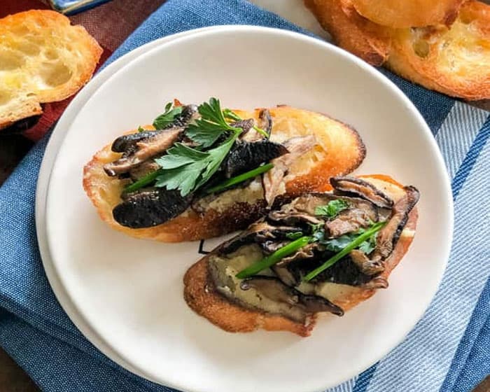 Mushroom Crostini