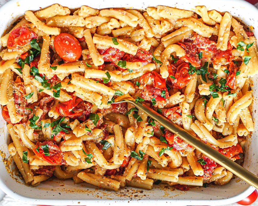 Vegan Feta Pasta Recipe | The Edgy Veg