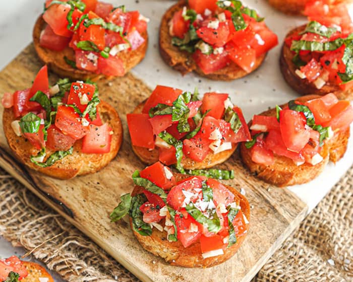 Vegan Bruschetta Recipe - The Edgy Veg