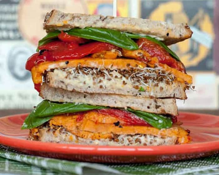 Mediterranean Veggie Sandwich