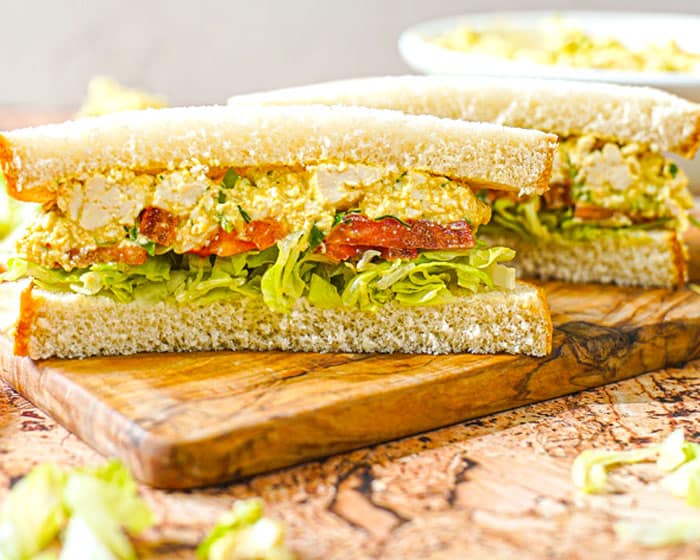 vegan egg salad sandwich