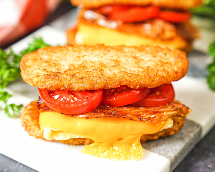 Hash brown sandwich