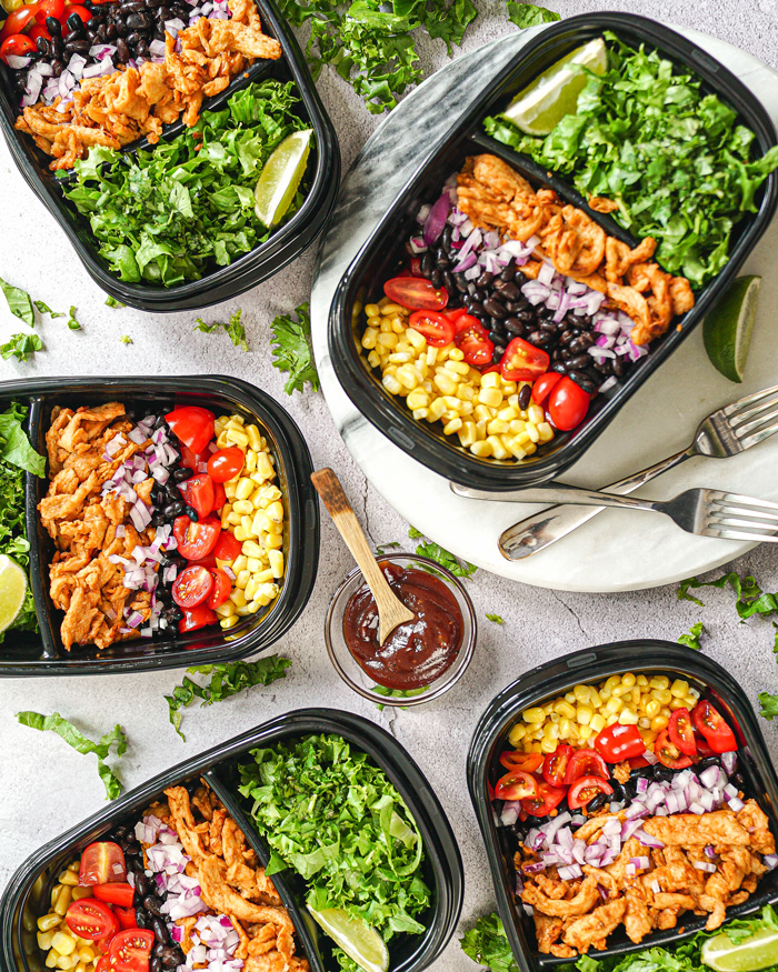 Vegan Salad Meal Prep