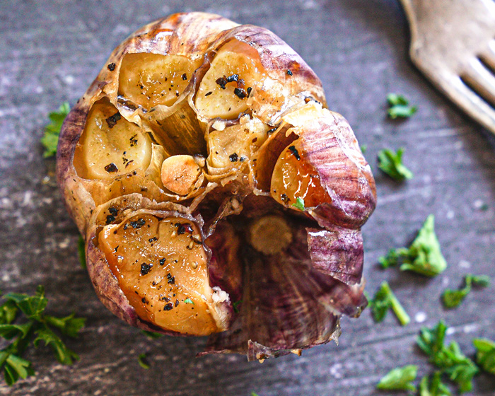 Vegan Roasted Garlic