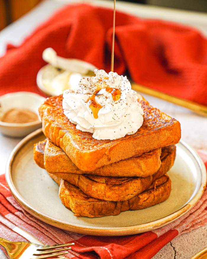 Vegan Pumpkin French Toast