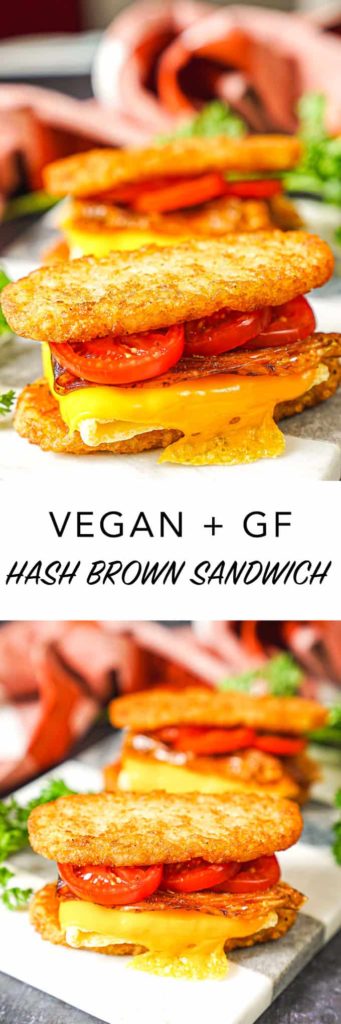 Vegan Hash Brown Sandwich