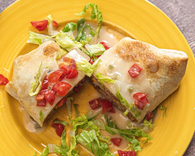 The Best Vegan Chimichangas - Vegan Blueberry