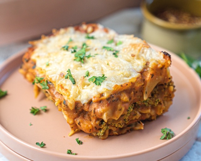 Lazy Vegan Butternut Squash Lasagna Recipe - The Edgy Veg