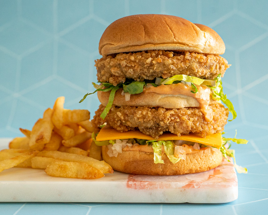 Vegan Chicken Big Mac Recipe