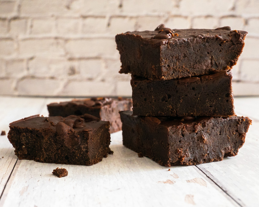 3-Ingredient Vegan Brownies Recipe