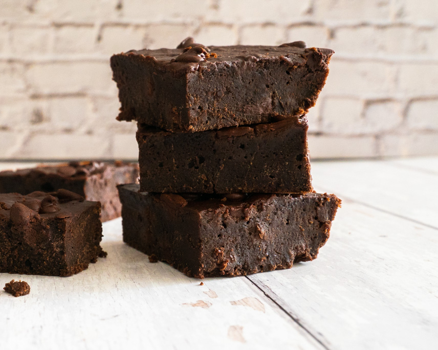 3-Ingredient Vegan Brownies Recipe