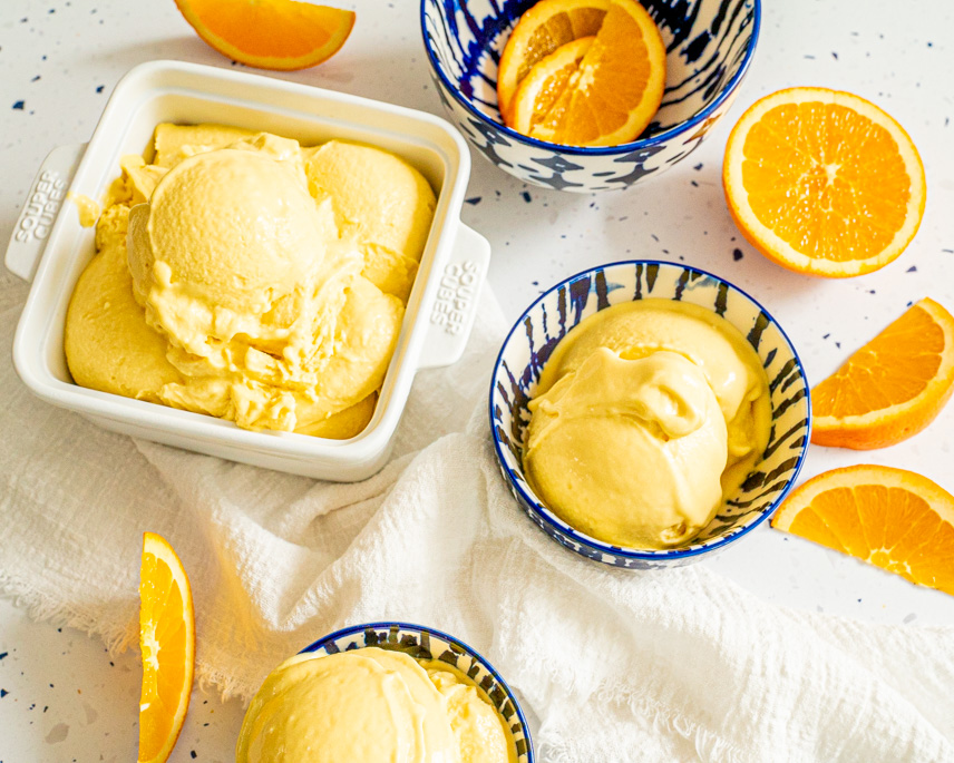 Vegan Creamsicle Ice Cream Recipe