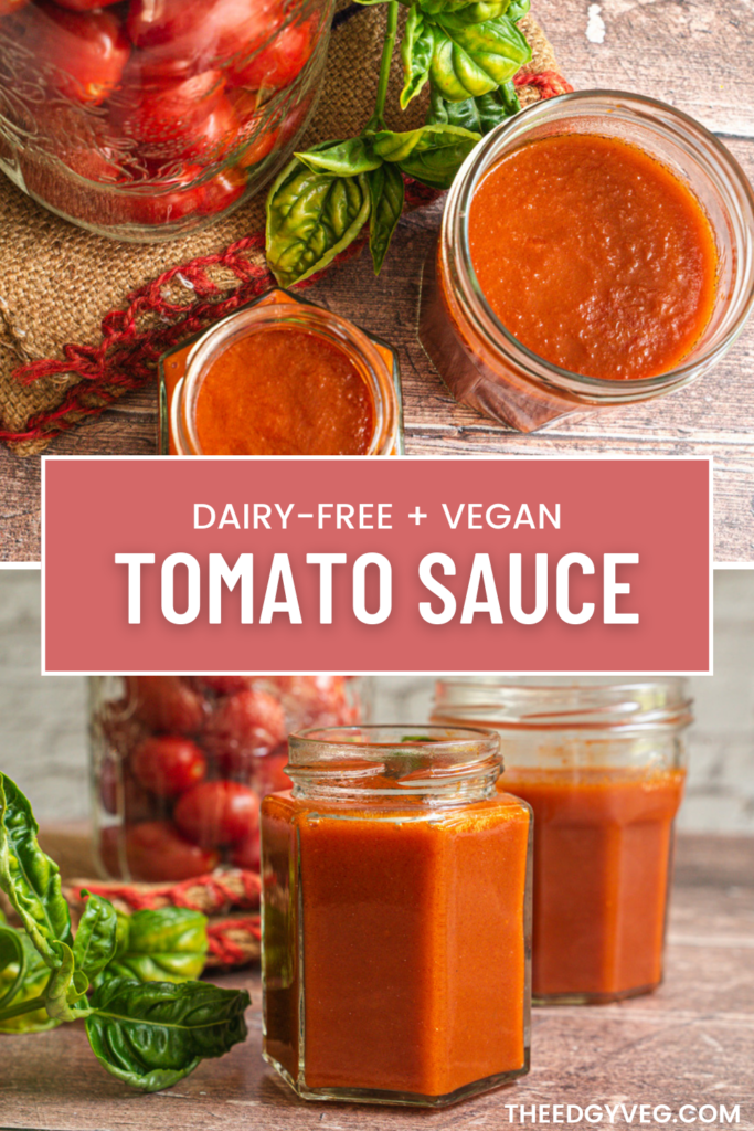 Dairy-Free Tomato Sauce (Vegan)