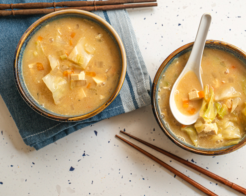 Miso Cabbage Soup