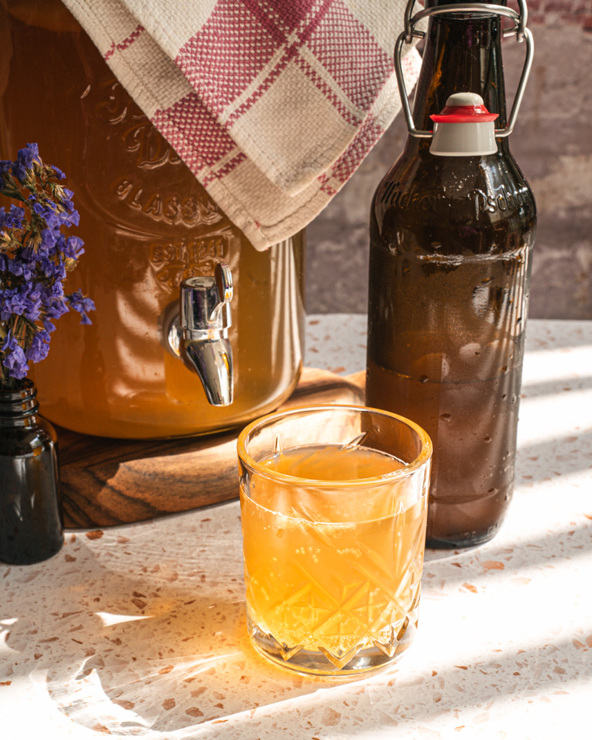 How To Make Orange Kombucha The Edgy Veg