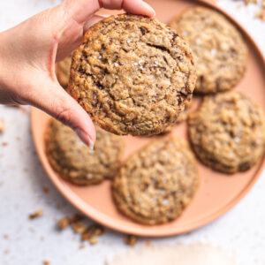 Vegan Chocolate Oatmeal Cookies