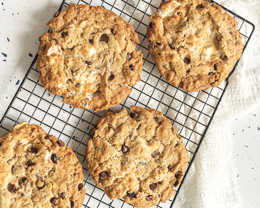 Vegan Chocolate Marshmallow Cookies Recipe